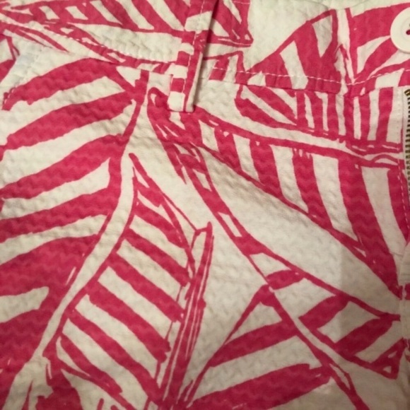 Lilly Pulitzer Walsh Pink White Yacht Sea Shorts - Picture 3 of 6